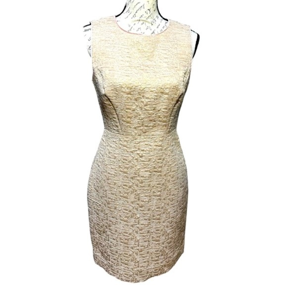 Kate Spade ♠️ Della Dress All That Glitters in Rose Gold Size 6 NWT - Picture 1 of 8